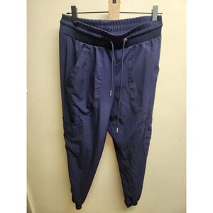Talia Sodi‎ Women's Navy Blue Jogger Scrub Pants Size M